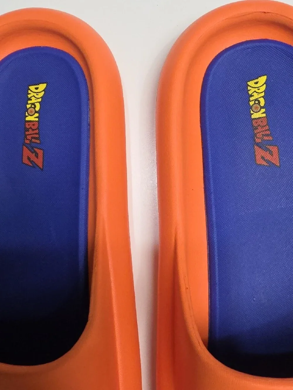 Ground Up Dragon Ball Z Orange & Blue Comfort Slide Sandals - Size 13